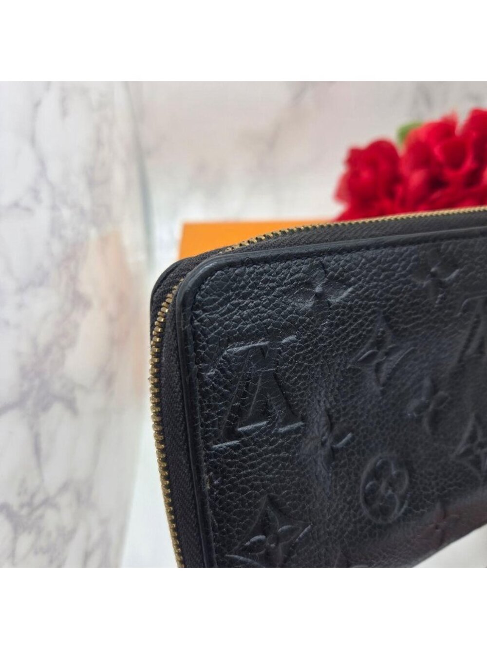 Louis Vuitton Monogram Empreinte Zippy Wallet Navy - Picture 5 of 15